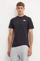 Odzież The North Face t-shirt bawełniany Vertical SS Tee NF0A89FPJK31 czarny