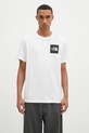 Μπλουζάκι The North Face Fine Tee κανονικό λευκό NF0A8A6MFN41