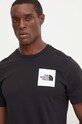 The North Face t-shirt Fine Tee czarny NF0A8A6MJK31