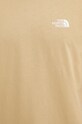 The North Face tricou din bumbac Essential Oversize Tee NF0A87NRLK51 bej