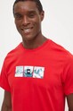 The North Face tricou din bumbac Tee Expedition System rosu NF0A89DC6821