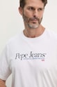 Pepe Jeans t-shirt bawełniany ALBERT biały PM509432
