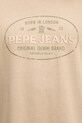 Bombažna kratka majica Pepe Jeans ANDER bež PM509621