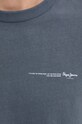 Памучна тениска Pepe Jeans DAVY TEE сив PM509626