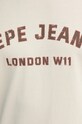 Bavlnené tričko Pepe Jeans ALDRIDGE PM509628 béžová