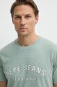 Хлопковая футболка Pepe Jeans ALDRIDGE PM509628 зелёный AW24