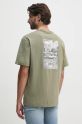 Abbigliamento Pepe Jeans t-shirt in cotone ASTONE PM509646 verde