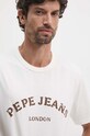 Бавовняна футболка Pepe Jeans ANWEN B бежевий PM509711