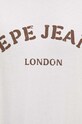 Бавовняна футболка Pepe Jeans ANWEN B PM509711 бежевий
