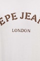Bavlněné tričko Pepe Jeans ANWEN B PM509711 béžová