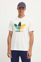 Bavlněné tričko adidas Originals béžová IX6716