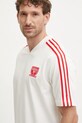 Хлопковая футболка adidas Originals бежевый IX9633