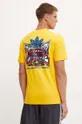 Одяг Бавовняна футболка adidas Originals IZ2572 жовтий