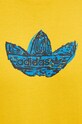 Bavlnené tričko adidas Originals IZ2572 žltá