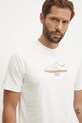 Бавовняна футболка adidas Originals IZ2573 бежевий