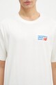 New Balance tricou din bumbac bej MT41908SST