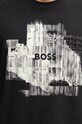 Bavlněné tričko Boss Orange 50528190 černá