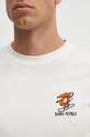 Lindbergh tricou din bumbac 30.400235.SNOW.WHITE bej