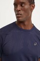 Asics t-shirt do biegania Metarun granatowy 2011C986.401