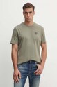 Aeronautica Militare tricou din bumbac verde TS2301J592