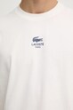 Lacoste tricou din bumbac TH2739 bej