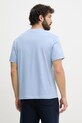 Odzież Lacoste T-shirt bawełniany męski TH2827 niebieski