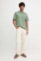 Lacoste t-shirt bawełniany TH2827 zielony AW25