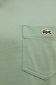 Βαμβακερό μπλουζάκι Lacoste TH2827 πράσινο