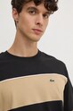 Lacoste t-shirt in cotone nero TH2853