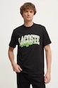 Lacoste t-shirt TH4149 fekete AW24