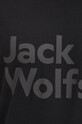 Pamučna majica Jack Wolfskin Brand 1809591 crna
