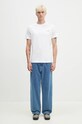 A.P.C. t-shirt bawełniany Standard Item Gots COHBO.M26404.TAG biały