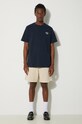 A.P.C. t-shirt in cotone Standard Rue Madame Gots COHBU.M26388.TIQ blu navy AW24