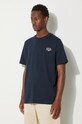 A.P.C. t-shirt in cotone Standard Rue Madame Gots blu navy COHBU.M26388.TIQ