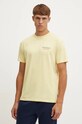 Odzież Billabong t-shirt Twin Fins ABYZT02485 żółty
