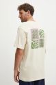 Abbigliamento Quiksilver t-shirt in cotone Creations Mor AQYZT09904 beige