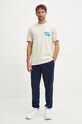 Quiksilver tricou din bumbac Fun Zone EQYZT07831 bej AW24