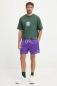 Quiksilver tricou din bumbac Spike Ball Mer AQYZT09918 verde AW24