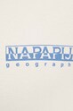 Bavlněné tričko Napapijri S-Mele NP0A4IN4N901 béžová
