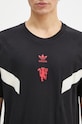 adidas Originals cotton t-shirt Manchester United OG Tee black IS6519