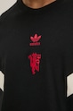 Bavlněné tričko adidas Originals Manchester United OG Tee IS6519 černá
