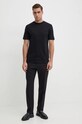 BOSS tricou din bumbac 50524998 negru AW24