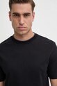 BOSS t-shirt bawełniany czarny 50524998