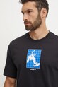 adidas Originals t-shirt bawełniany GRFX Tee czarny IY2080