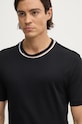 Bavlněné tričko BOSS černá 50530089