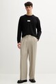 Bavlnené tričko s dlhým rukávom MM6 Maison Margiela SH0GC0034.S24312 čierna AW25
