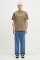 Βαμβακερό μπλουζάκι Marcelo Burlon Vintage Logo Basic Tee CMAA056F24JER0066E4D πράσινο