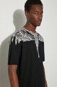 Хлопковая футболка Marcelo Burlon Icon Wings Basic Tee CMAA056F24JER0011006 чёрный