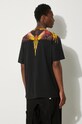 Îmbrăcăminte Marcelo Burlon tricou din bumbac Icon Wings CMAA056F24JER0011025 negru