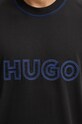 Bavlnené tričko Hugo Blue 50521686 čierna